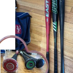 San Gabriel sells used baseballs, American footballs, and football protective gear.