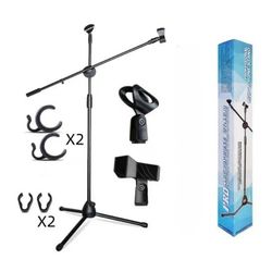 Microphone Stand Boom Style New With Clip