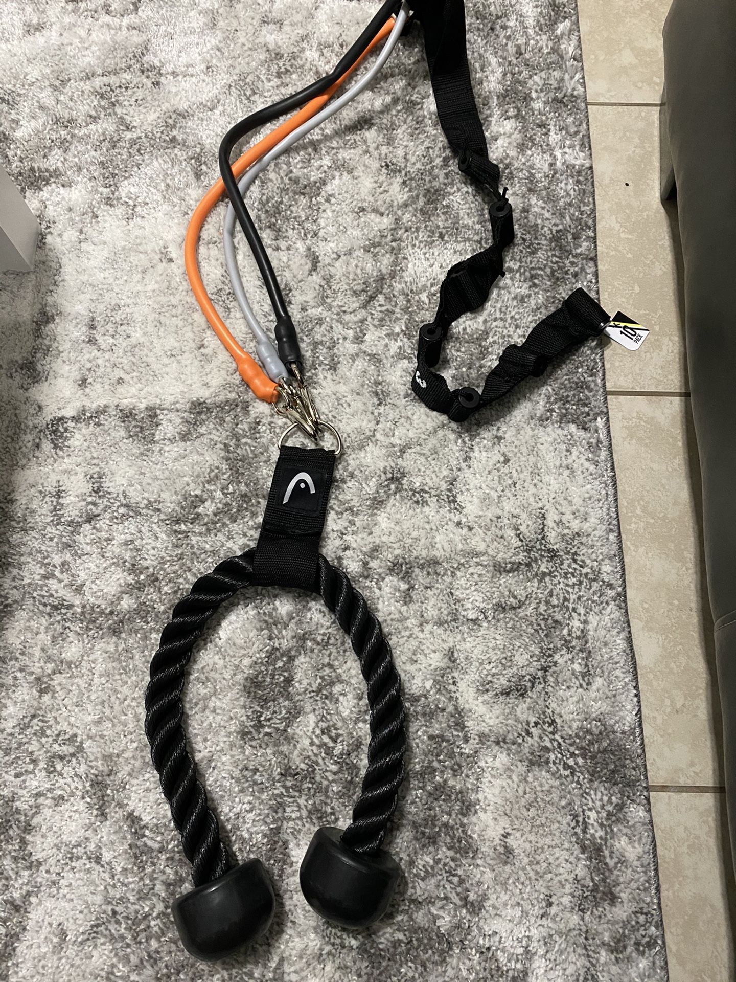 Tricep and Bicep banded Rope Exercise