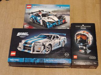 3 Sealed LEGO Sets  Star Wars & Technic Skyline BMW Helmet  $200