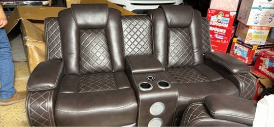 Electric recliners brown