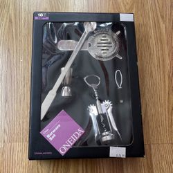5 Pc Barware Set For $10