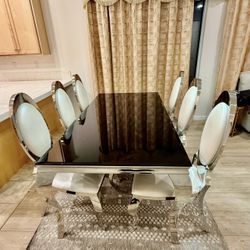 Dining Table With 6 Chairs 