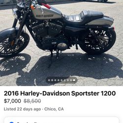 2016 Harley- Davidson Sportser 1200