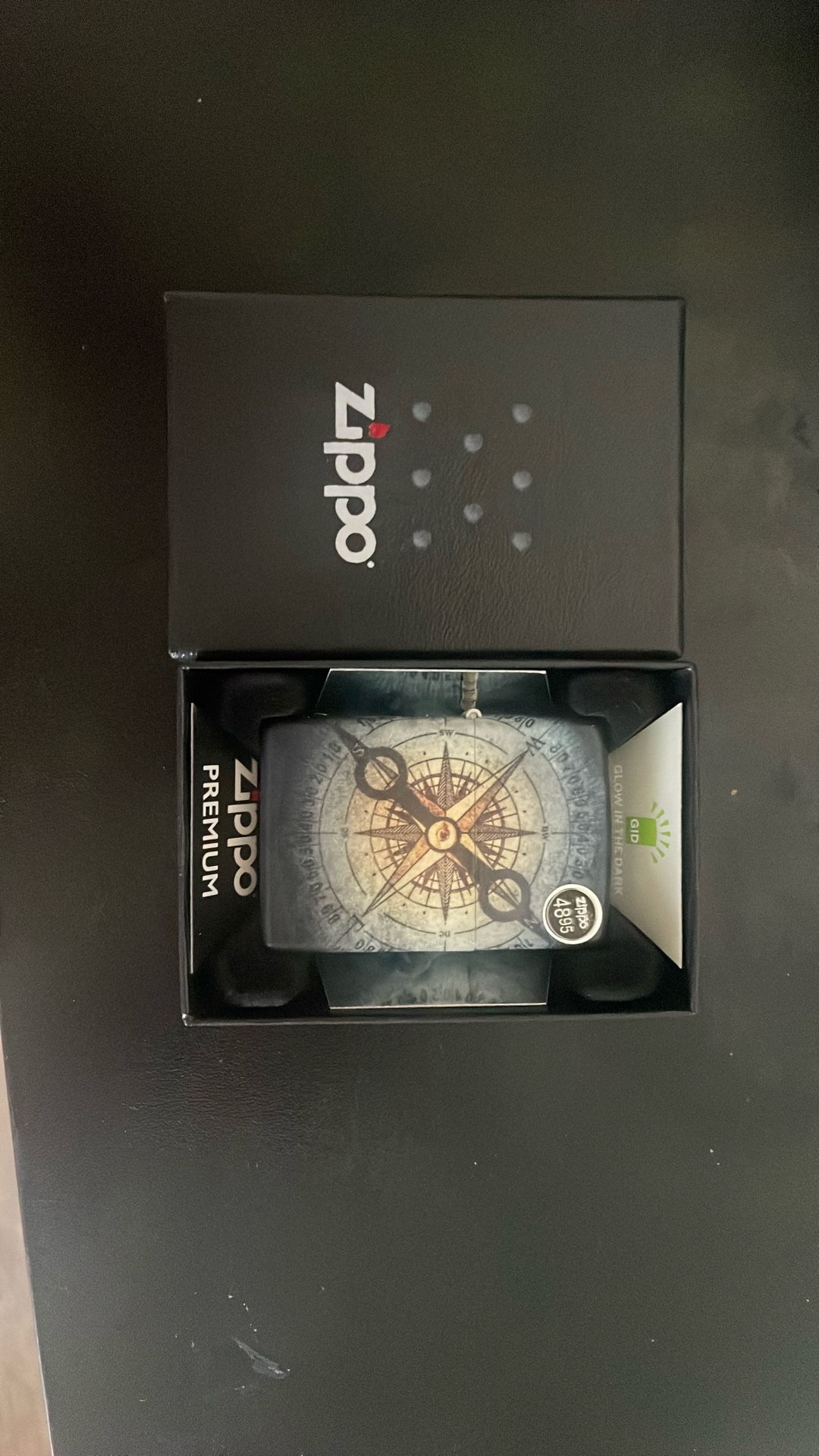 Zippo Lighter Premium (compass) Glow In The Dark