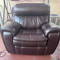 Leather Recliner 
