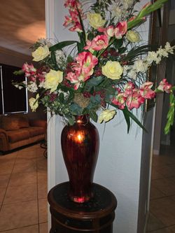 large decorative floral arrangement