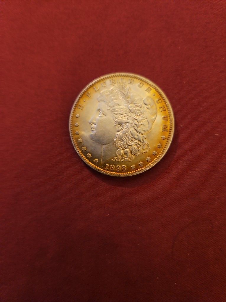 1893 S Silver Morgan Dollar 