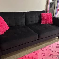 Black couch 