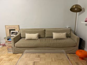 RH Cloud Slope Arm Sofa (Wheat)