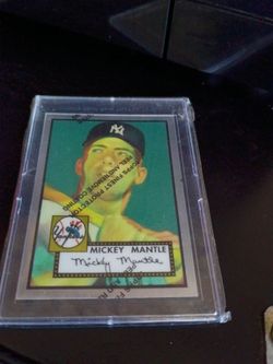 Mickey mantle baseball card