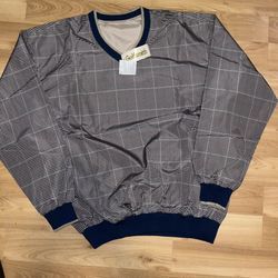Golfsmith plaid Pullover Jacket