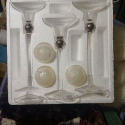 Candle Set, 3, Graduated Sizes, For Tabletop