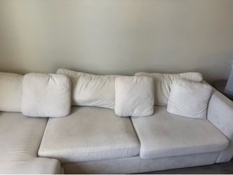 Living Spaces L shaped couch
