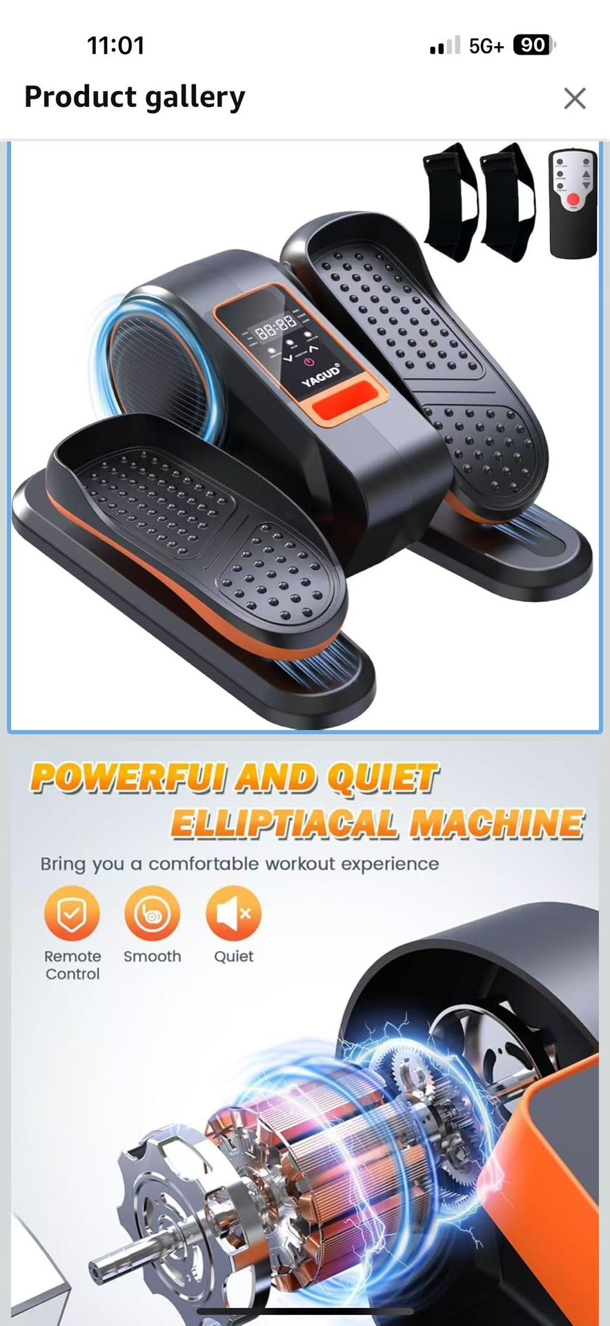 Elliptical Machine, Electric Ellipse Leg Exerciser