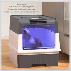 Cat Litter Box Enclosed 