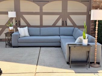 High End William Sonoma L Sectional