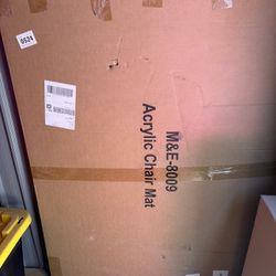 Acrylic Chair Mat (M&E-8009) – Heavy Duty Floor Protector – New