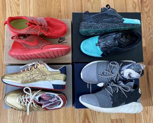Asics, Adidas & Puma COA Kith Colab / Nike Roshe Safari Red 