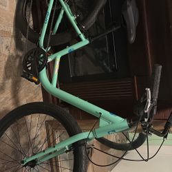 Evo Low Step Hybrid Bicycle green 