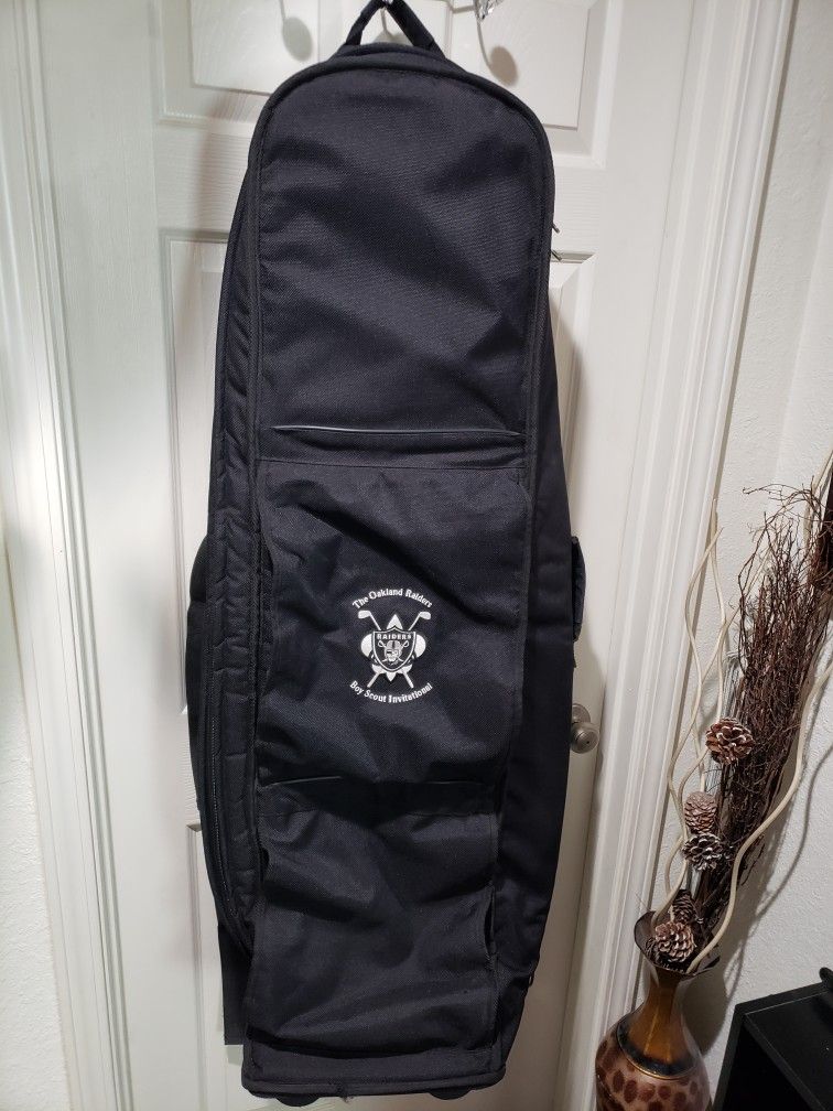 OAKLAND RAIDERS EMBROIDERED GOLF BAG 