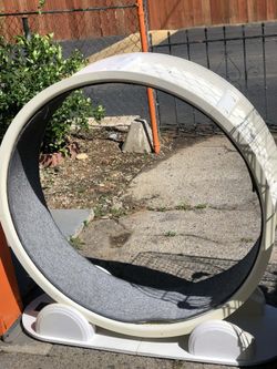 Large indoor cat exercise wheel