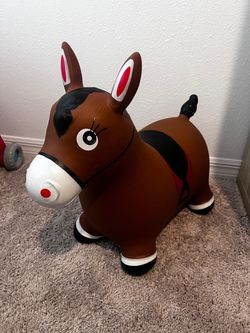 Inflatable Bouncy Horse Ride-On Toy