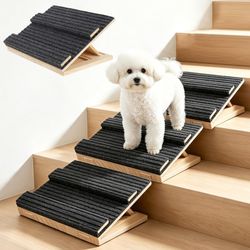 AIHSUMC 3 Pack Adjustable Dog Ramps