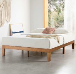 Queen platform bed frame