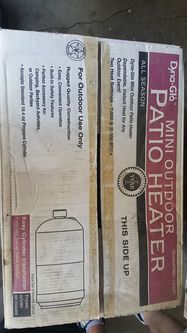 Dyna Glo Mini Outdoor Patio Heater Home Garden In Riverside Ca Dyna Glo Mini Outdoor Patio Heater Home Garden In Riverside Ca Offerup