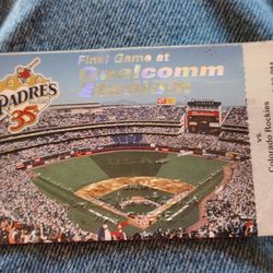 Final Game Ticket 