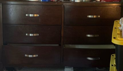 Solid wood dresser and nightstand