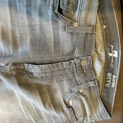 7 For All Makind Women  Skinny Jeans Gray Size 28
