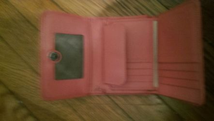Pink wallet