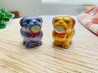 Vintage 1930s Bonzo the Dog Creamers lot of 2