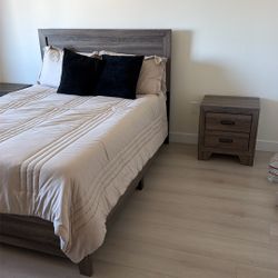 Queen Bed And Nightstands