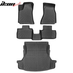 Fits 2006-2010 Dodge Charger 05-10 Chrysler 300 RWD TPE Floor Mats + Rear Trunk Mat