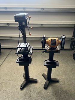 Drill press and Bench grinder