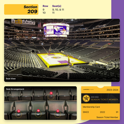 🏀 Lower Bowl Lakers Tickets Available This Week! 🏀