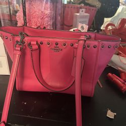 Pink Coach Bag -Early Vintage 