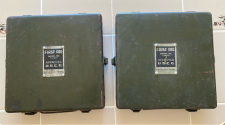 WWII Era Life Raft / Lifeboat First Aid Kits