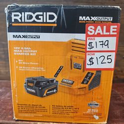 Ridgid 18v max output