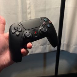 PS5 Black Dualsense Controller - Custom PS2 Colorway