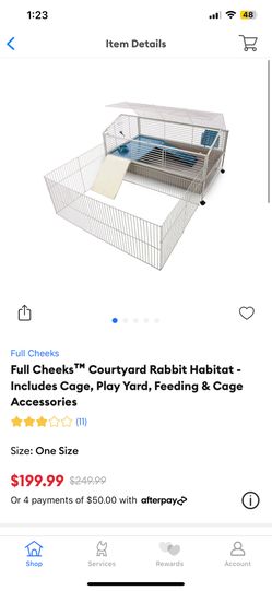 Rabbit And Guinea Pig Cage Full Cheeks 