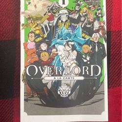 Overlord Volume 1 Manga for $10