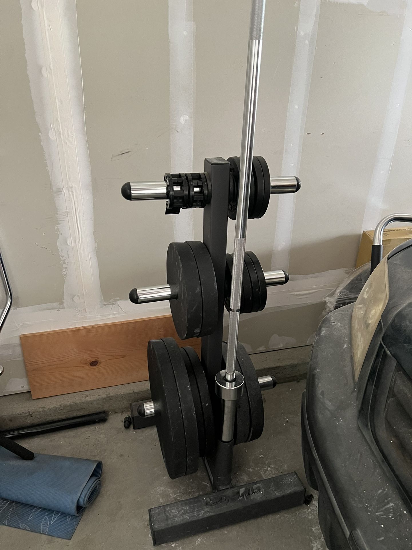 York Plates, 3 Bars, One Weight Tree