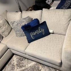 Ashley Furniture 2 Piece sectional With Pillows Set