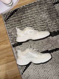 Coach cream sneakers women’s size 7