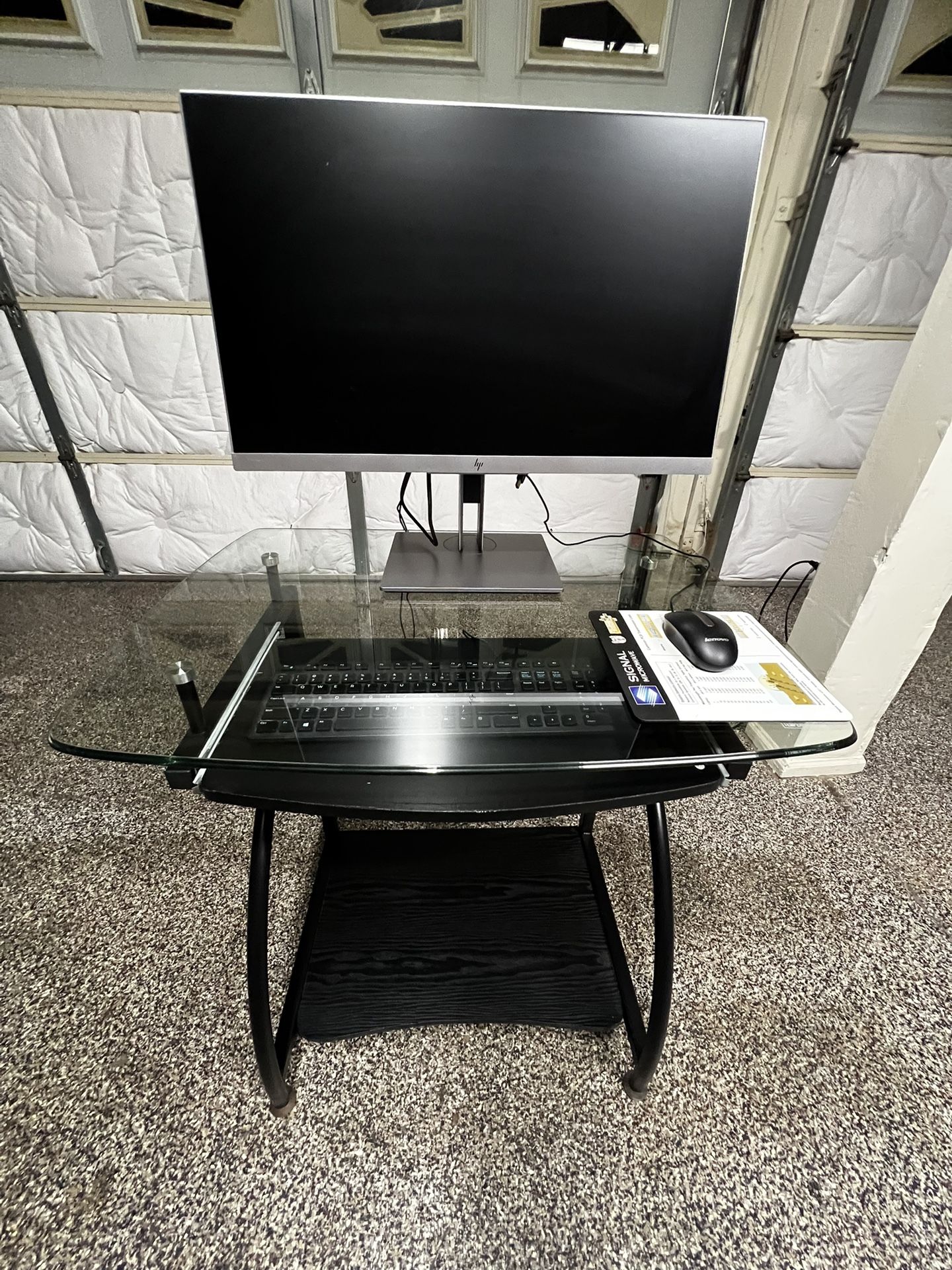 Computer Desk With Keyboard And Mouse
