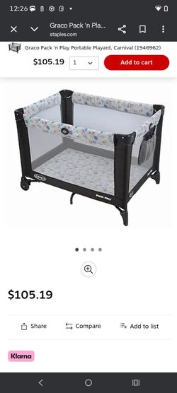 Graco pack and play
